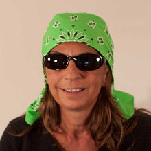 Load image into Gallery viewer, Lime Green Paisley Skulldana®